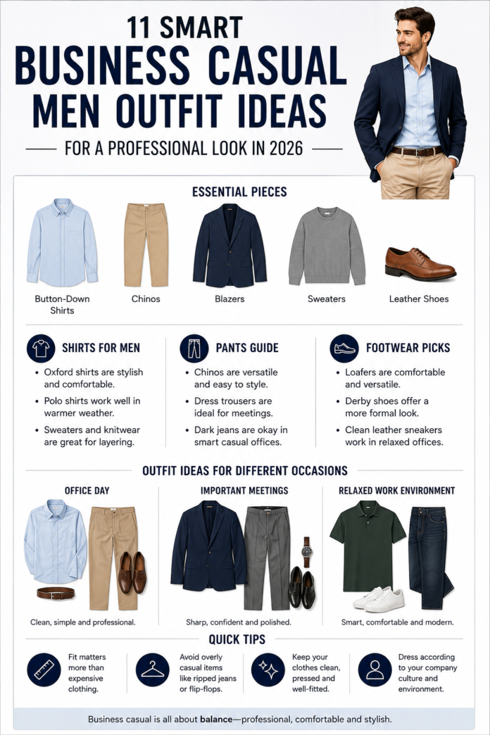 business casual men