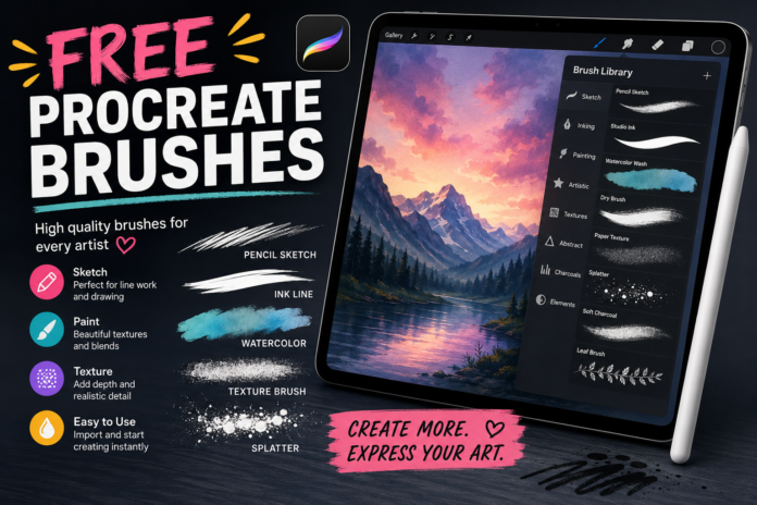 Free Procreate Brushes